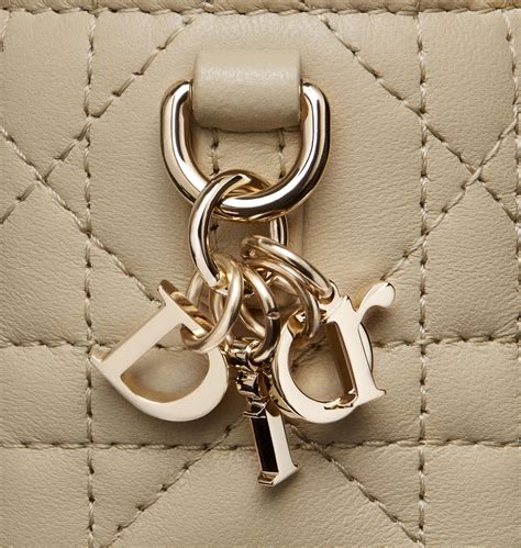 Micro Lady Dior Vanity Case Beige Cannage Lambskin